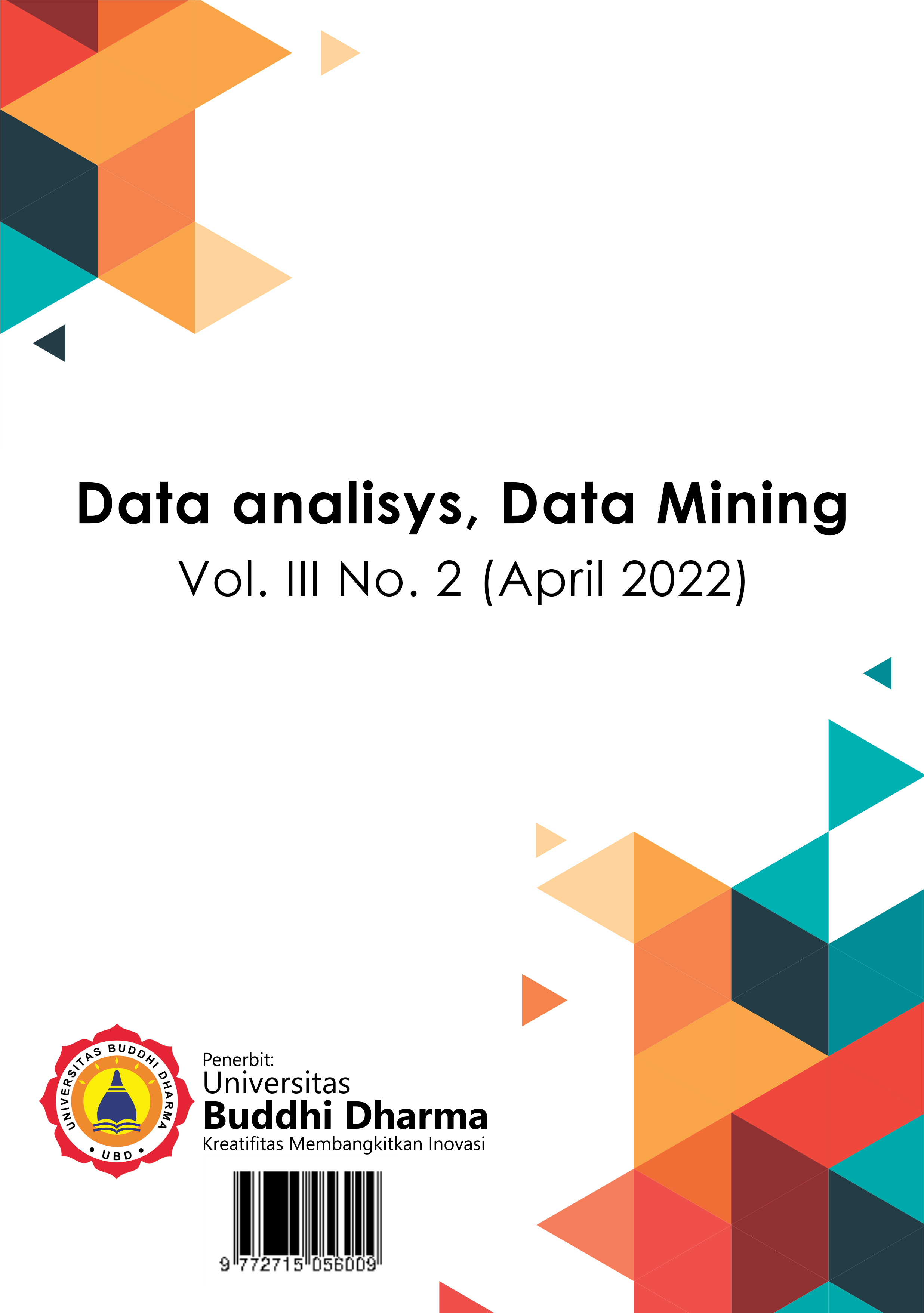 					View Vol. 3 No. 2 (2022): Data Analysis, Data Mining
				